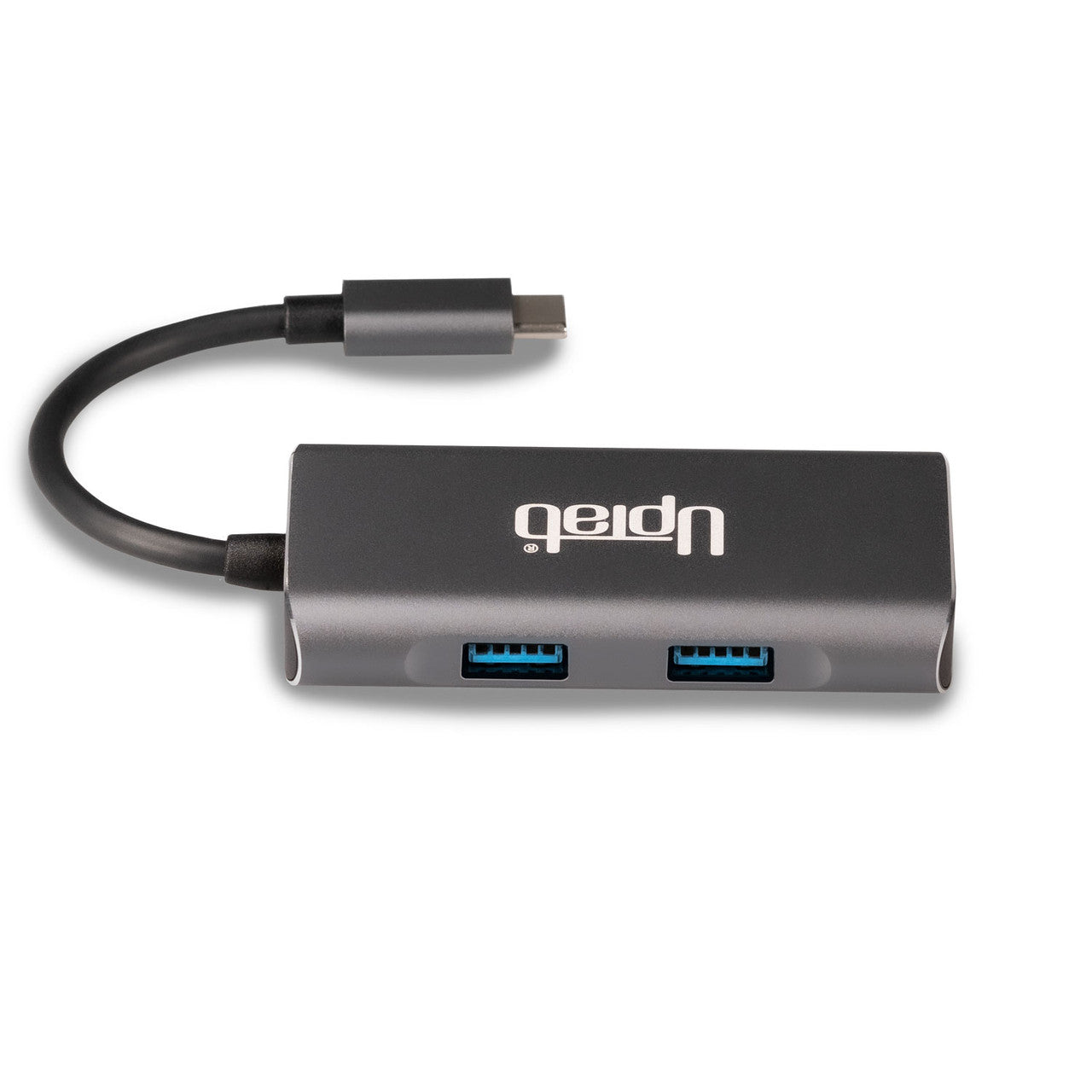 UPTab USB-C (Type C) 3.2 Gen 2 to 2 Port USB-A and 2 Ports USB-C (Type C) 3.2 Gen 2 10Gbps - Speed showing USB-A Ports flat